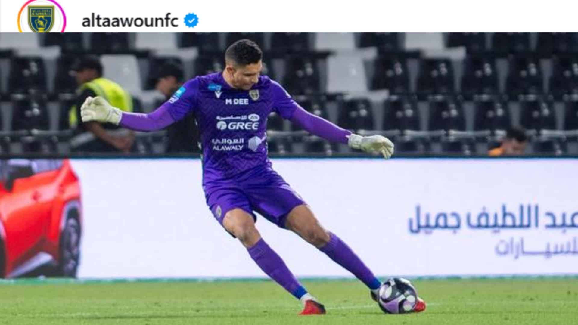 Mailson em ação pelo Al-Taawoun