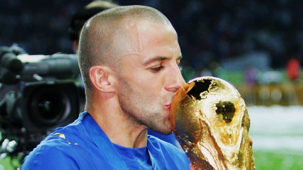 Del Piero foi campeão do mundo com a Itália em 2006